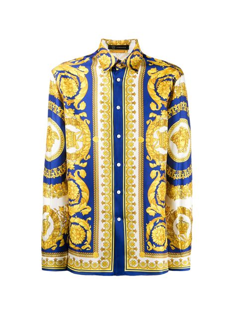 versace camicia barocco uomo|Versace Camicia Barocco .